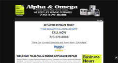 Desktop Screenshot of aoappliances.com